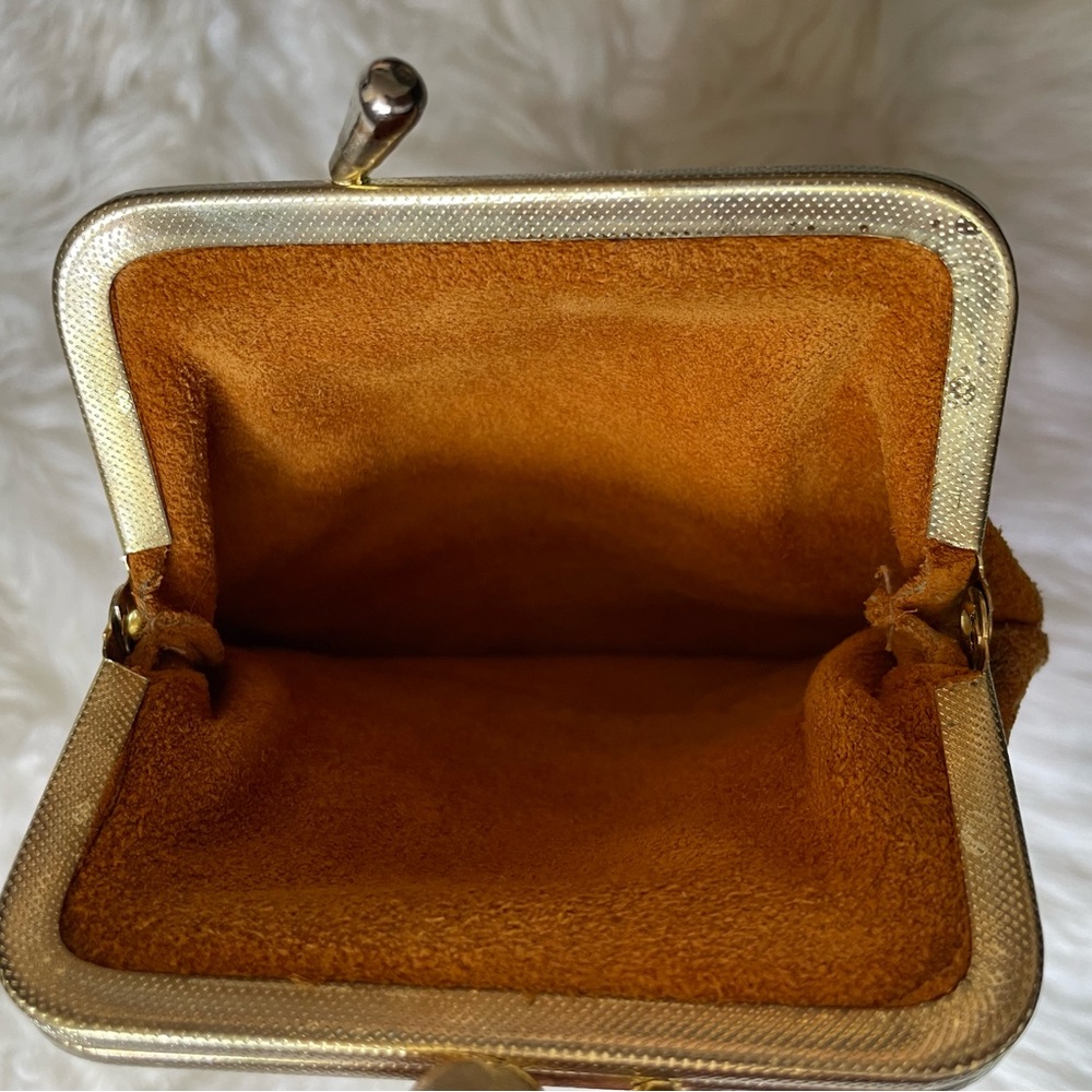 NATIVE LEATHER SUEDE COIN PURSE - Picture 3 of 4